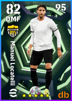 Manuel Locatelli — DMF, OVR 82, MAX 95