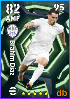 Brahim Díaz — AMF, OVR 82, MAX 95