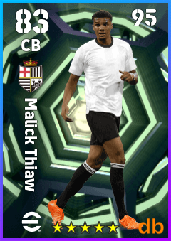 Malick Thiaw — CB, OVR 83, MAX 95