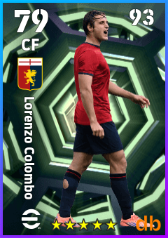 Lorenzo Colombo — CF, OVR 79, MAX 93