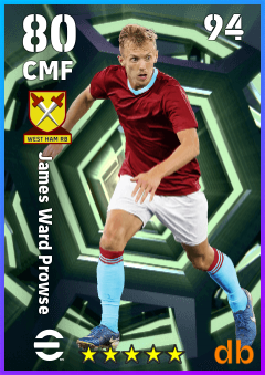 James Ward Prowse — CMF, OVR 80, MAX 94