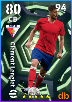 Clément Lenglet — CB, OVR 80, MAX 94