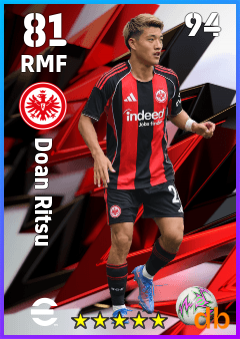 Doan Ritsu — RMF, OVR 81, MAX 94