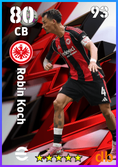 Robin Koch — CB, OVR 80, MAX 93