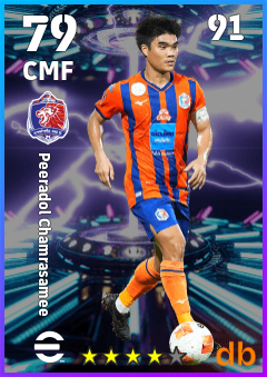 Peeradol Chamrasamee — CMF, OVR 79, MAX 91