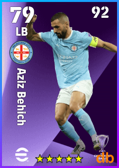 Aziz Behich — LB, OVR 79, MAX 92