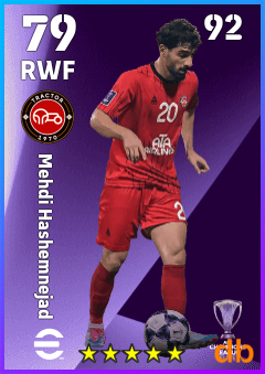 Mehdi Hashemnejad — RWF, OVR 79, MAX 92