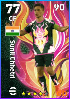 Sunil Chhetri eFootball player card