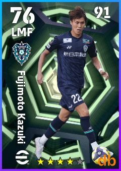 Fujimoto Kazuki — LMF, OVR 76, MAX 91