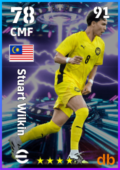 Stuart Wilkin — CMF, OVR 78, MAX 91