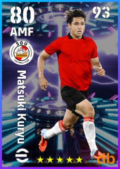 Matsuki Kuryu — AMF, OVR 80, MAX 93