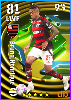 Bruno Henrique — LWF, OVR 81, MAX 93