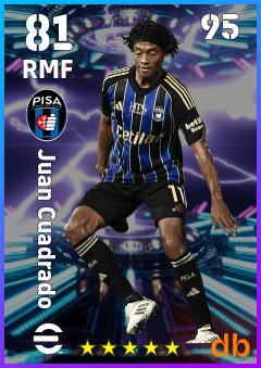 Juan Cuadrado — RMF, OVR 81, MAX 95