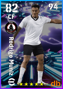Rodrigo Muniz — CF, OVR 82, MAX 94
