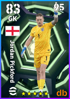 Jordan Pickford — GK, OVR 83, MAX 95