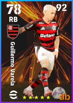 Guillermo Varela — RB, OVR 78, MAX 92