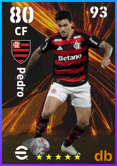 Pedro eFootball player card