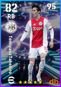 Tomiyasu Takehiro — RB, OVR 82, MAX 95