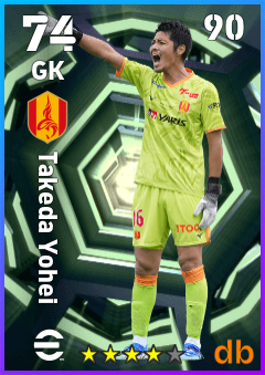 Takeda Yohei — GK, OVR 74, MAX 90