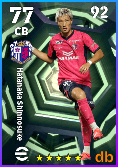 Hatanaka Shinnosuke — CB, OVR 77, MAX 92
