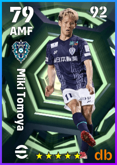 Miki Tomoya — AMF, OVR 79, MAX 92