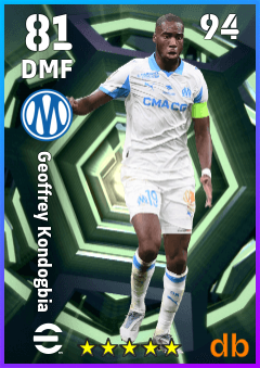 Geoffrey Kondogbia — DMF, OVR 81, MAX 94