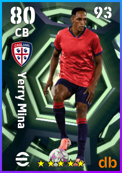 Yerry Mina — CB, OVR 80, MAX 93