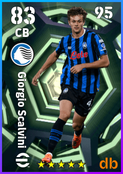 Giorgio Scalvini — CB, OVR 83, MAX 95