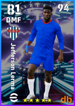Jefferson Lerma — DMF, OVR 81, MAX 94