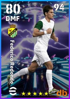 Federico Redondo — DMF, OVR 80, MAX 94