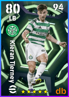 Kieran Tierney — LB, OVR 80, MAX 94