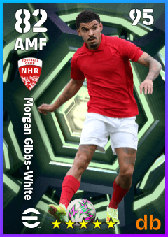 Morgan Gibbs-White — AMF, OVR 82, MAX 95