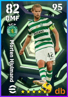 Morten Hjulmand — DMF, OVR 82, MAX 95