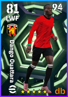 Dango Ouattara — LWF, OVR 81, MAX 94