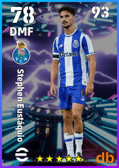 Stephen Eustáquio — DMF, OVR 78, MAX 93