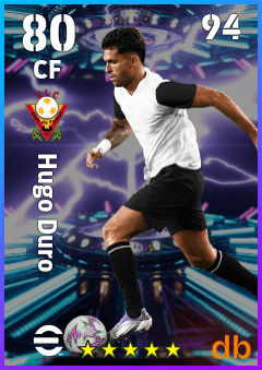 Hugo Duro — CF, OVR 80, MAX 94