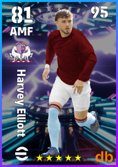 Harvey Elliott — AMF, OVR 81, MAX 95