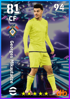 Georges Mikautadze — CF, OVR 81, MAX 94