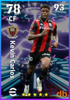 Kevin Carlos — CF, OVR 78, MAX 93