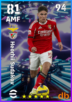 Heorhii Sudakov — AMF, OVR 81, MAX 94