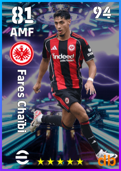 Fares Chaïbi — AMF, OVR 81, MAX 94