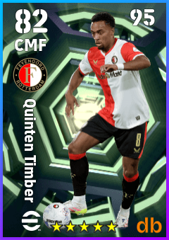 Quinten Timber — CMF, OVR 82, MAX 95