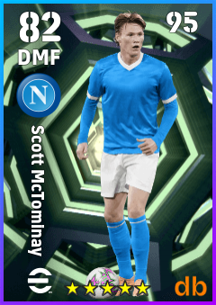 Scott McTominay — DMF, OVR 82, MAX 95