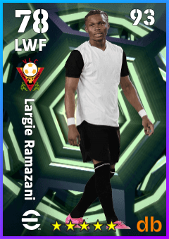 Largie Ramazani — LWF, OVR 78, MAX 93