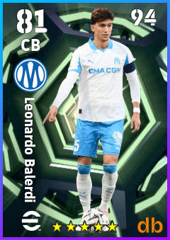 Leonardo Balerdi — CB, OVR 81, MAX 94