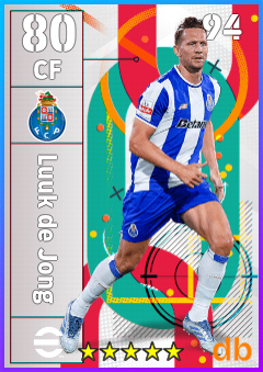 Luuk de Jong — CF, OVR 80, MAX 94