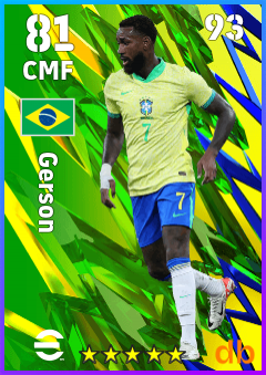 Gerson — CMF, OVR 81, MAX 93