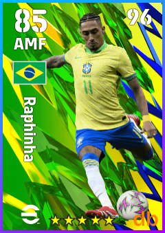Raphinha eFootball player card