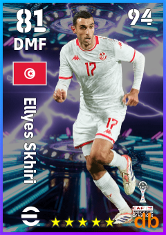 Ellyes Skhiri — DMF, OVR 81, MAX 94