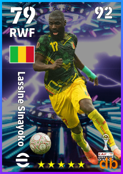 Lassine Sinayoko — RWF, OVR 79, MAX 92
